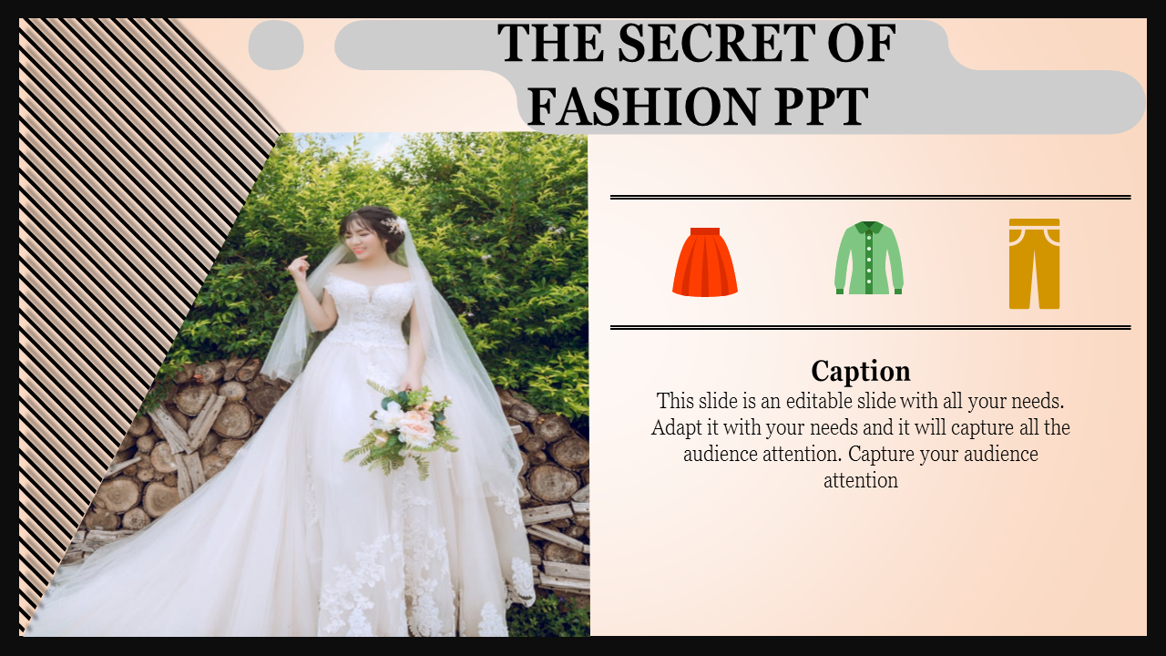 fashion ppt templates-The Secret of FASHION PPT